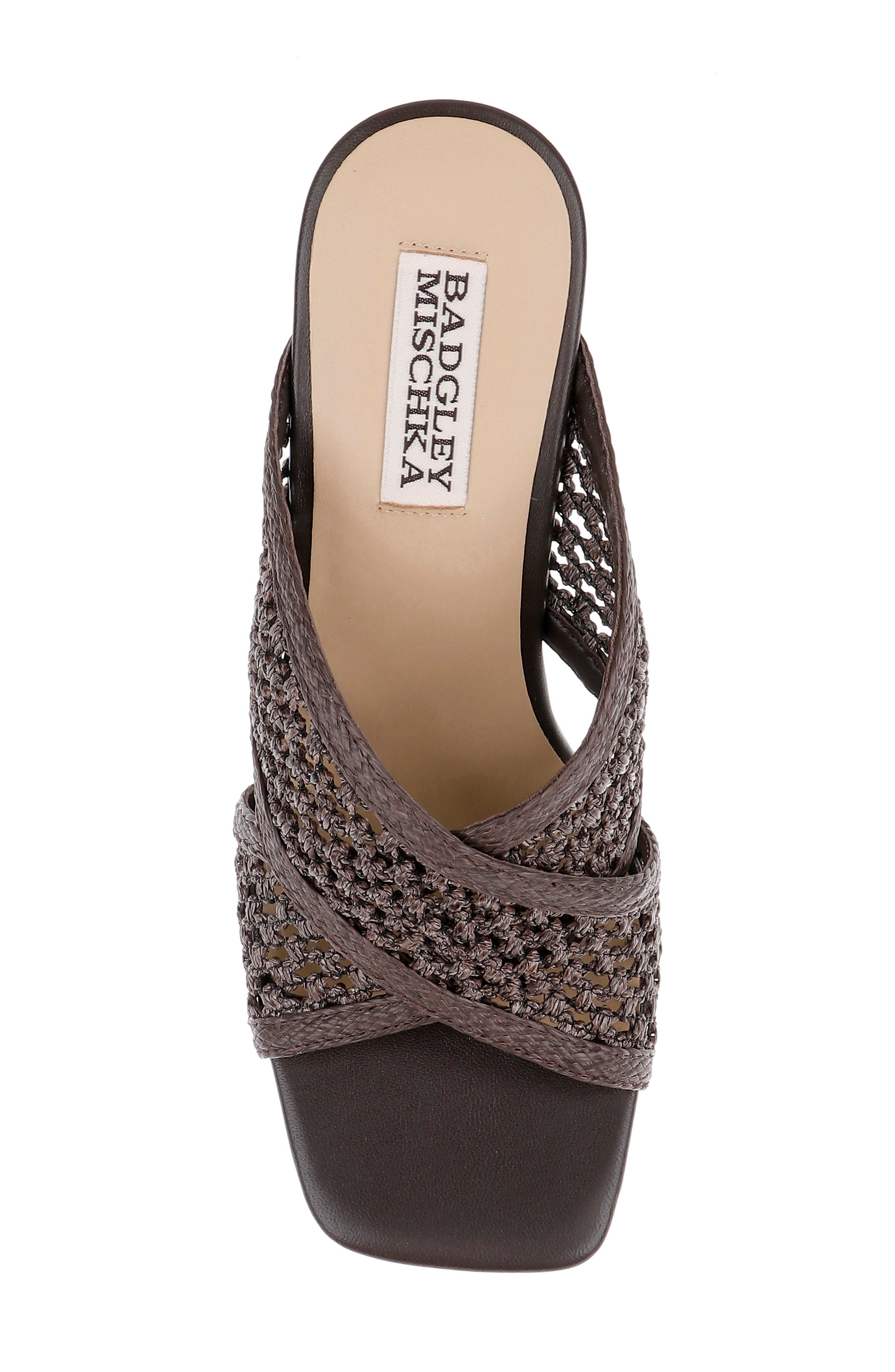 Badgley Mischka Collection Xandria Wedge Sandal, Alternate, color, Brown