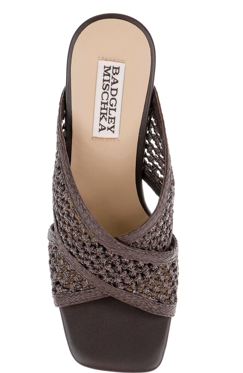 Badgley Mischka Collection Xandria Wedge Sandal, Alternate, color, Brown