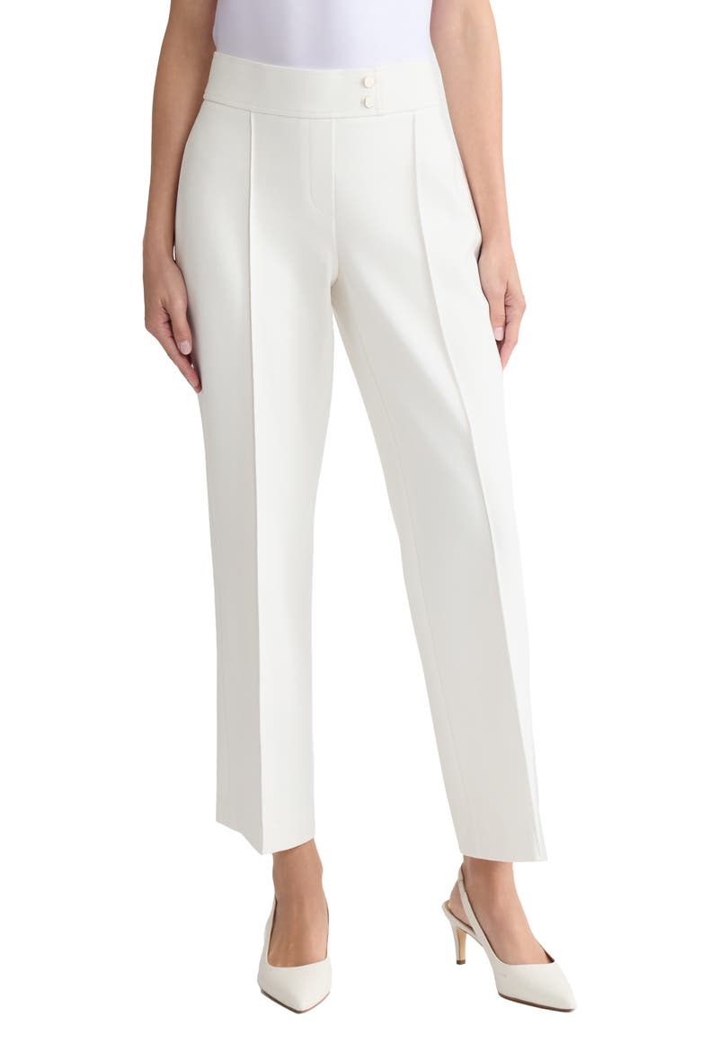 Pintuck Pants, Main, color, JONES WHITE