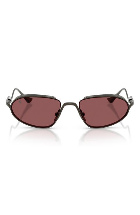 53mm Oval Sunglasses