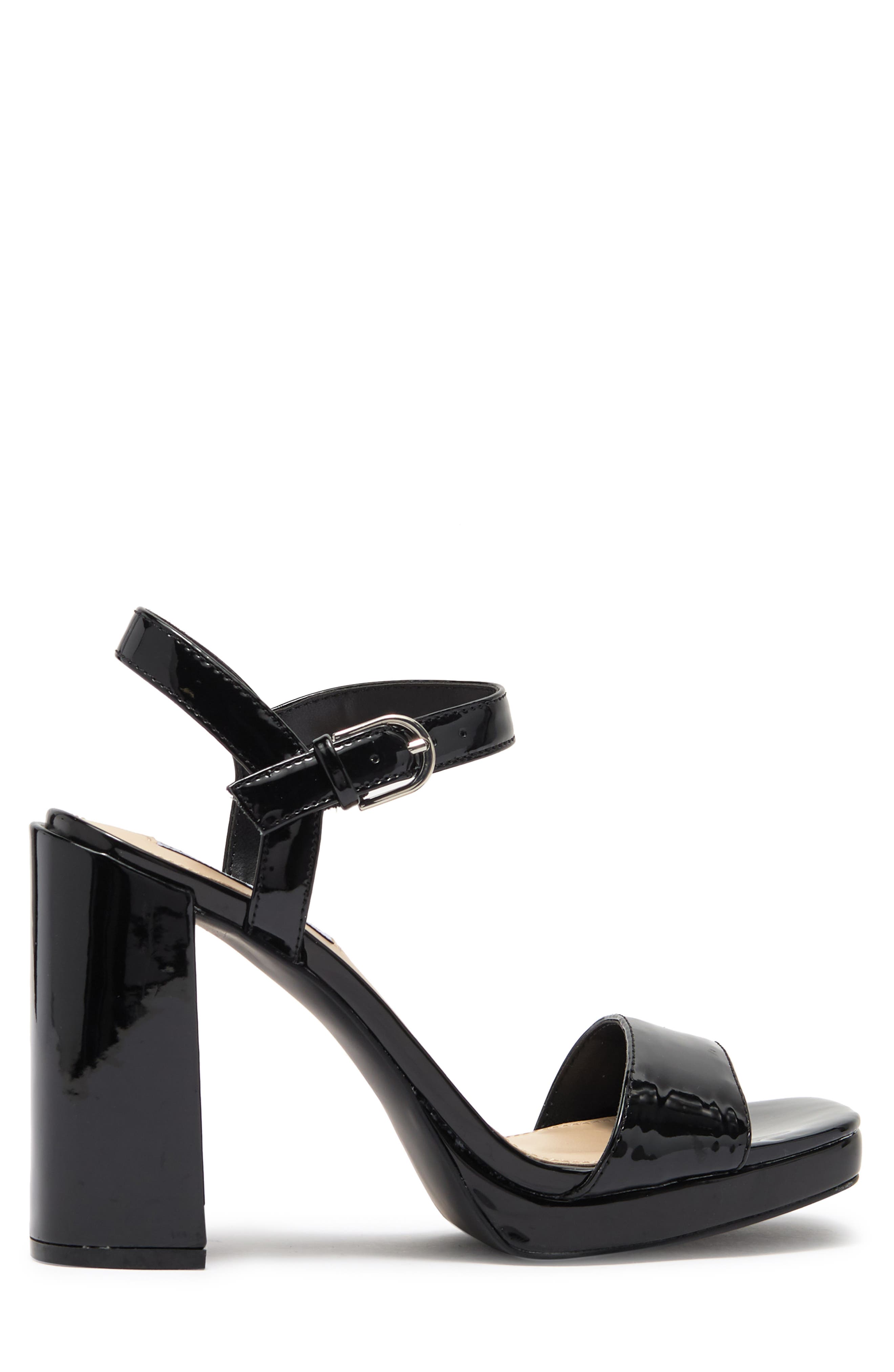Steve Madden Persepoliss Patent Block Heel Sandal, Alternate, color, 