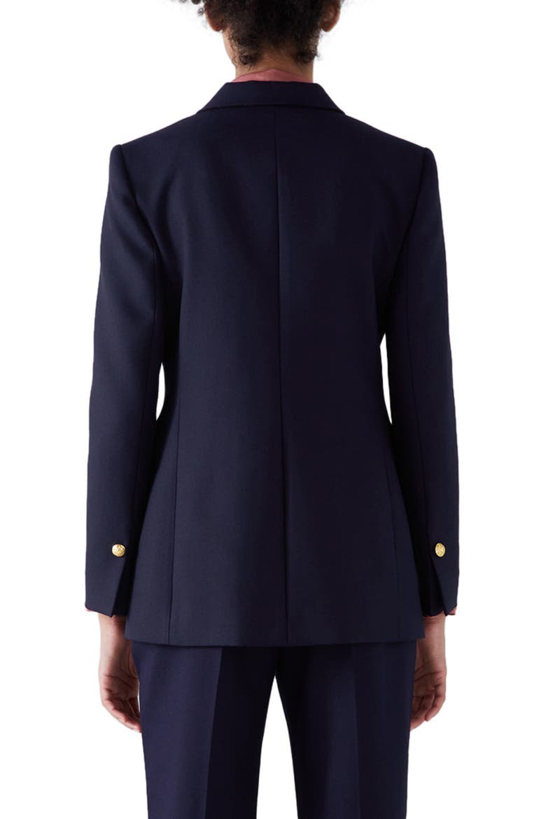 Mariner Double Breasted Blazer, Alternate, color, NAVY