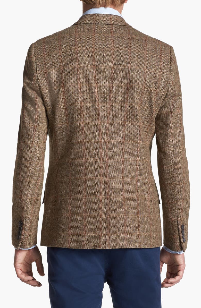 Topman Check Tweed Blazer, Alternate, color, 