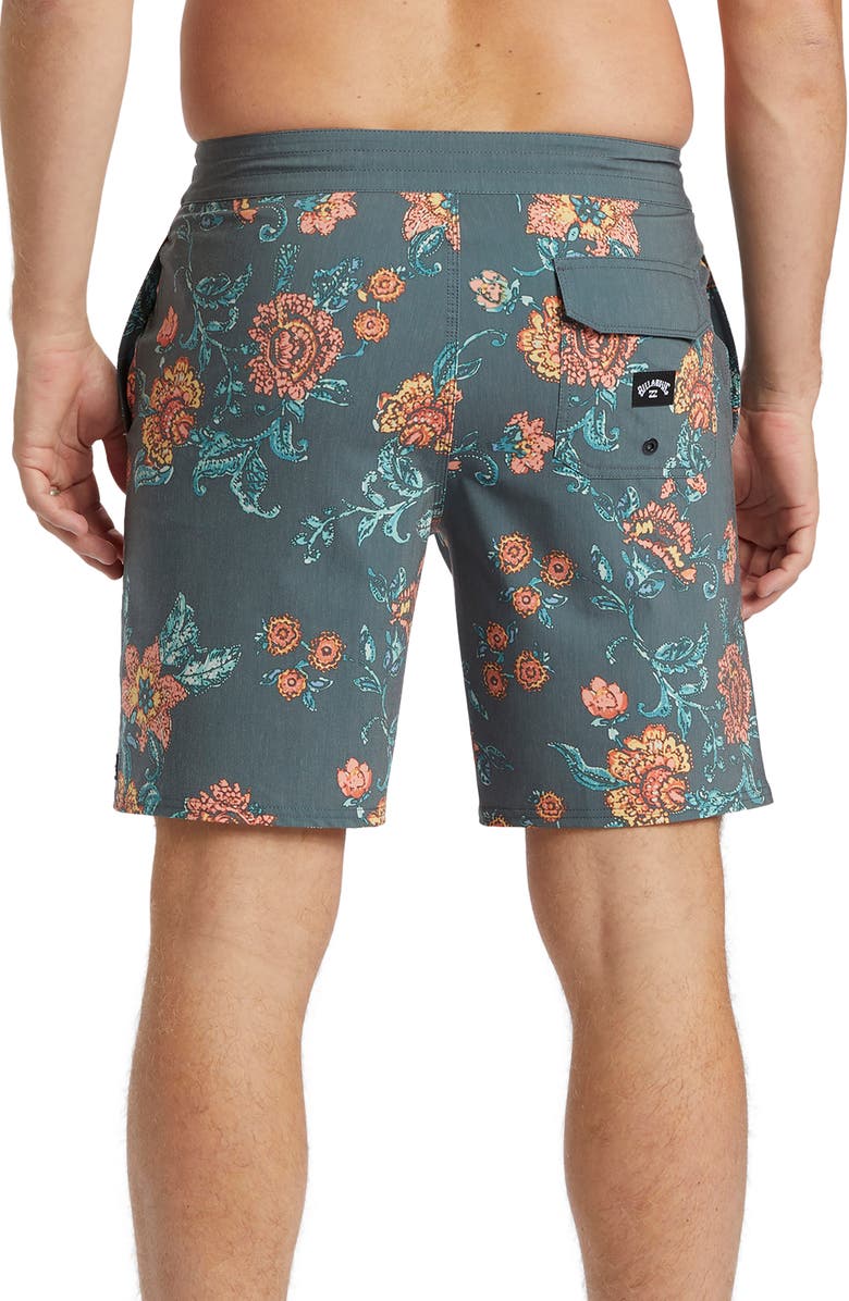 Billabong Good Times Lo Tide Board Shorts, Alternate, color, Slate Green