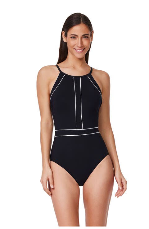 Tutti Frutti High Neck One Piece