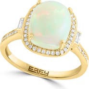 EFFY 14K Yellow Gold Opal Dream Diamond Ring