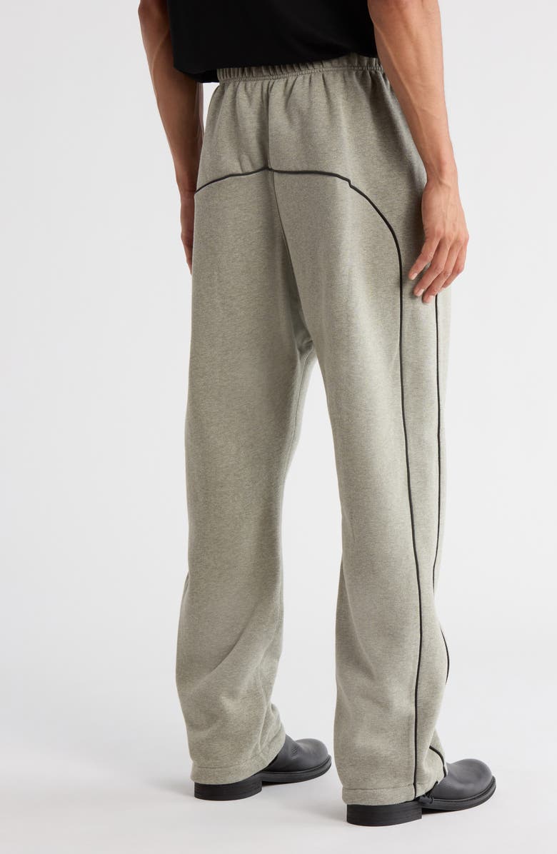 Fear of God Essentials Relaxed Fleece Sweatpants, Alternate, color, Concrete Heather/ Black
