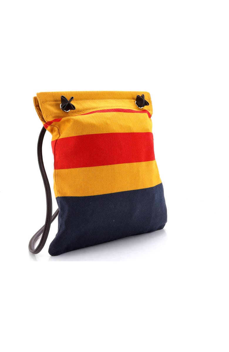 Pre-Owned Hermes Aline Bag Rocabar Canvas MM, Alternate, color, Bleu Nuit