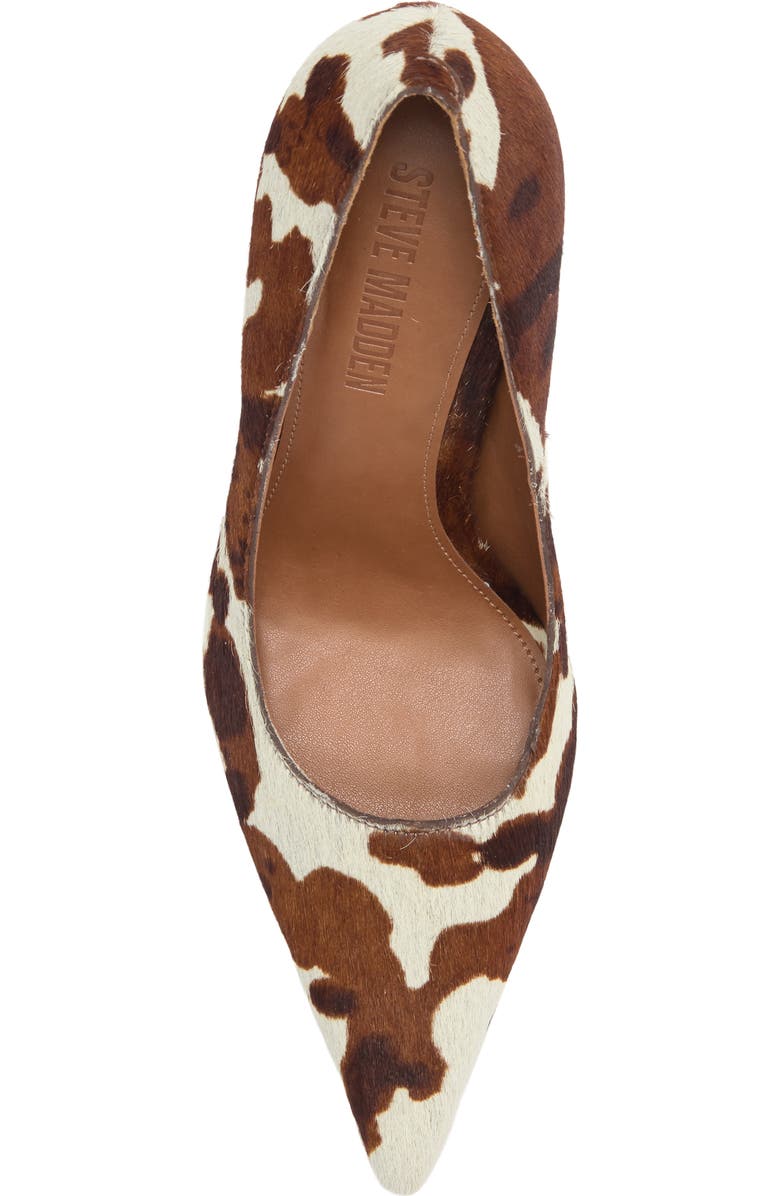 Steve Madden Reya Genuine Calf Hair Pump, Alternate, color, Brown Multi