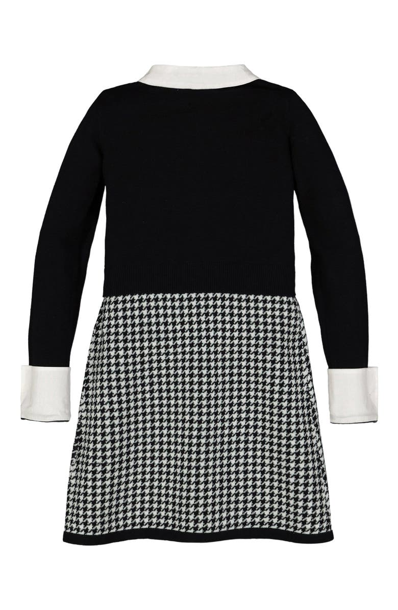 Hope & Henry Baby Girls' Button Front Sweater Dress with Collar, Infant, Alternate, color,