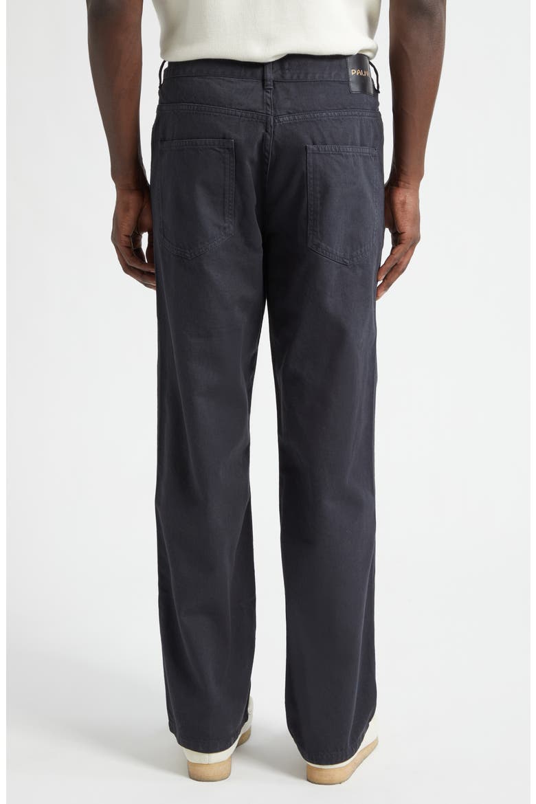 Coarse Denim Trousers, Alternate, color, BLACK