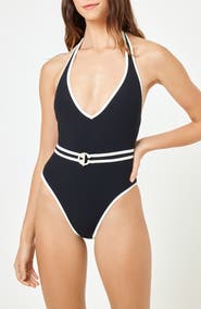LSPACE Caicos Halter One-Piece Swimsuit