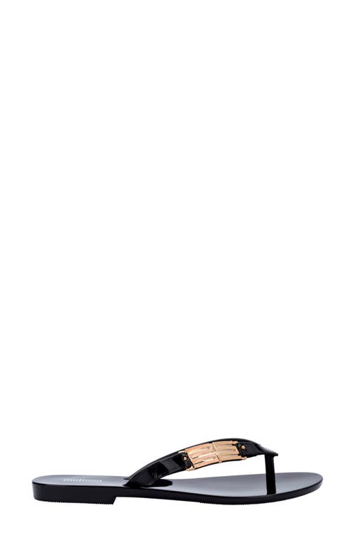 Melissa Harmonic Flip Flop In Black