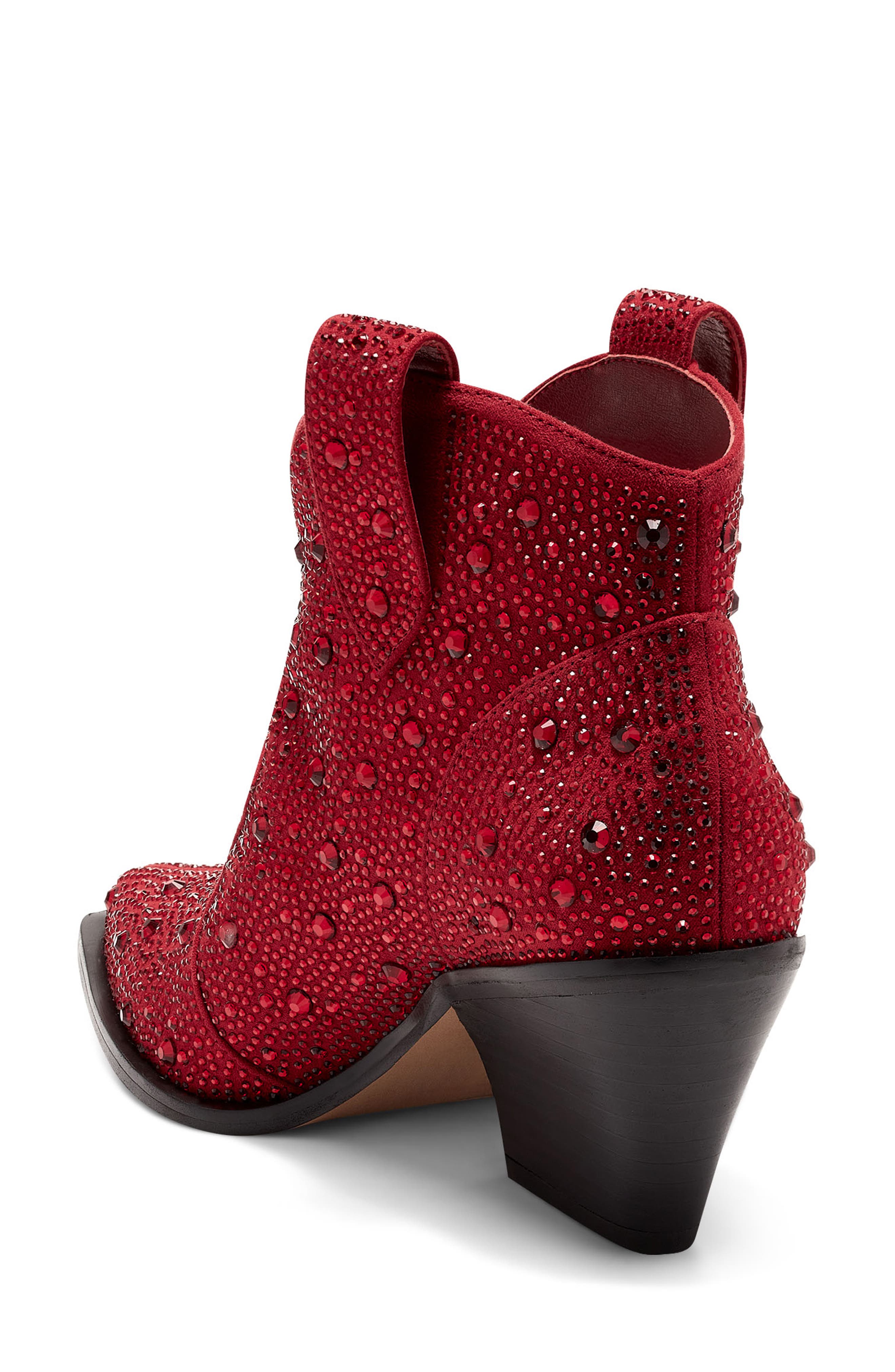 Jessica Simpson Zadie Western Boot, Alternate, color, Dkred 03