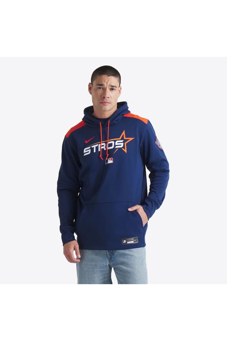 Men's Nike  Navy Houston Astros 2025 City Connect Authentic Collection Performance Pullover Hoodie, Main, color, Navy