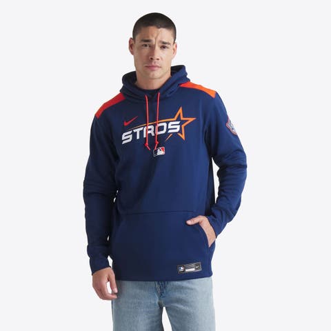 Men
s Nike  Navy Houston Astros 2025 City Connect Authentic Collection Performance Pullover Hoodie