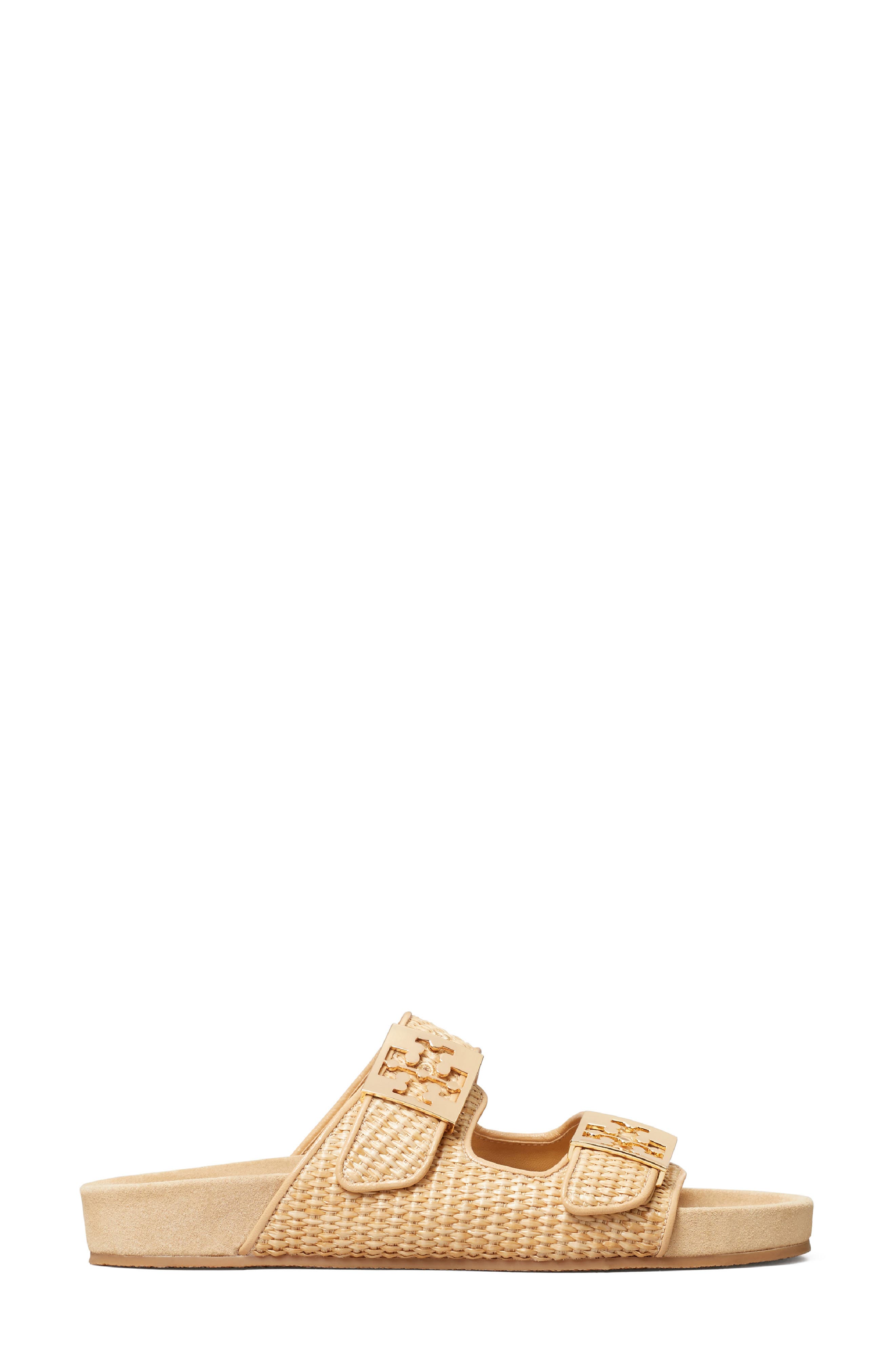 Tory Burch Mellow Slide Sandal, Alternate, color, Light Camel / Light Teak