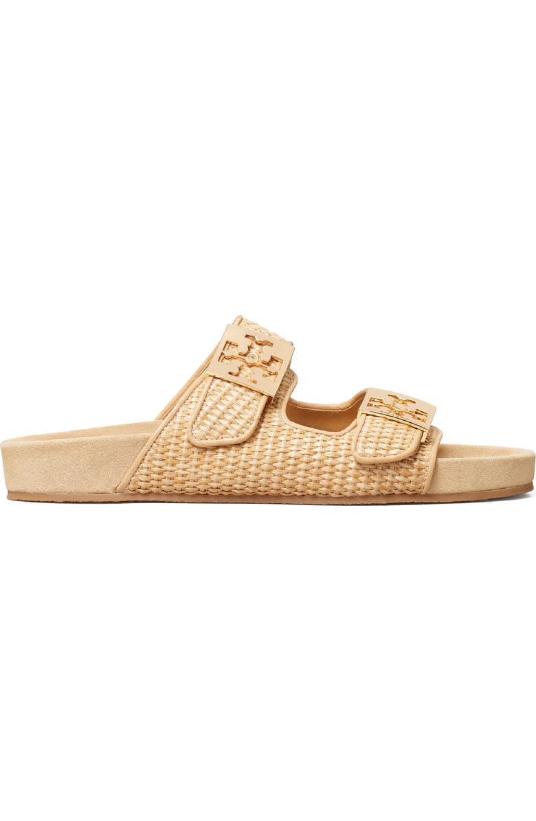 Tory Burch Mellow Slide Sandal, Alternate, color, Light Camel / Light Teak