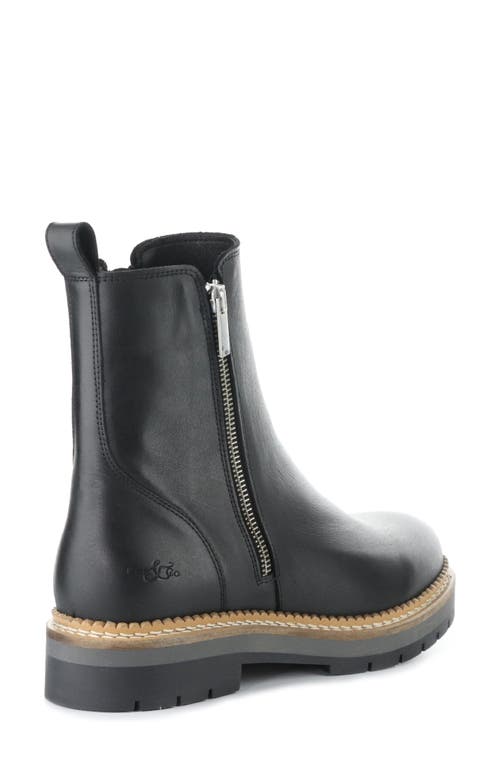 Bos. & Co. Among Waterproof Lug Sole Bootie In Black