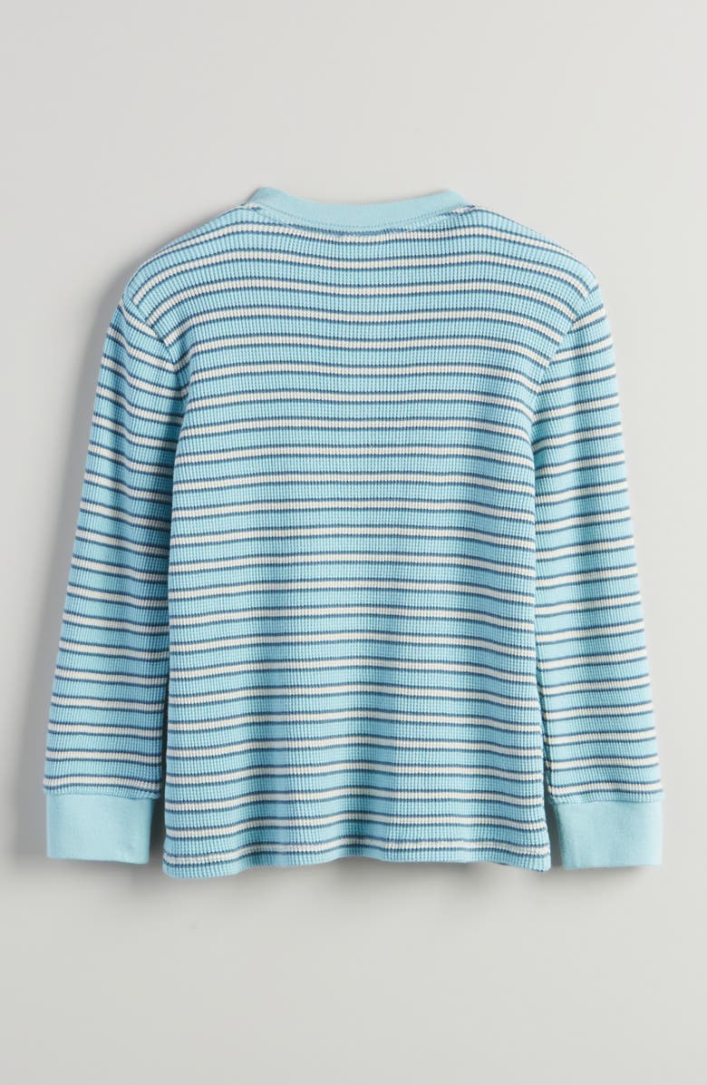 Tucker + Tate Kids' Waffle Stitch Top, Alternate, color, Blue Crystal Wesley Stripe