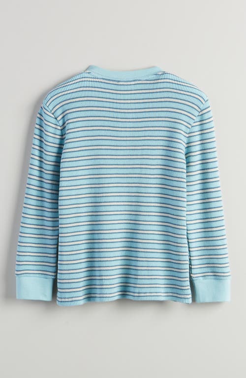Tucker + Tate Kids' Waffle Stitch Top In Blue