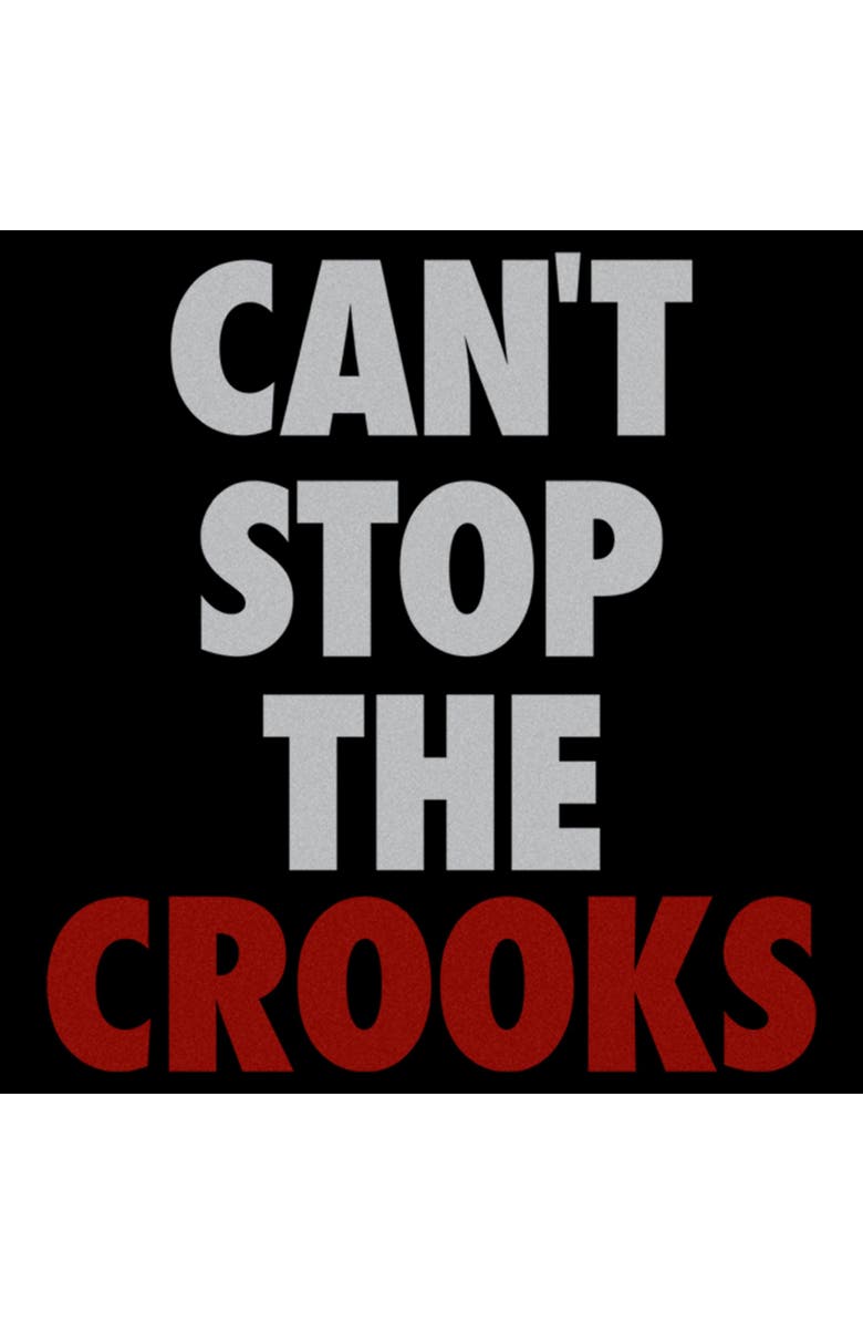 Crooks & Castles Men's Crooks & Castles Can't Stop the Crooks Red Graphic T-Shirt, Alternate, color, Black