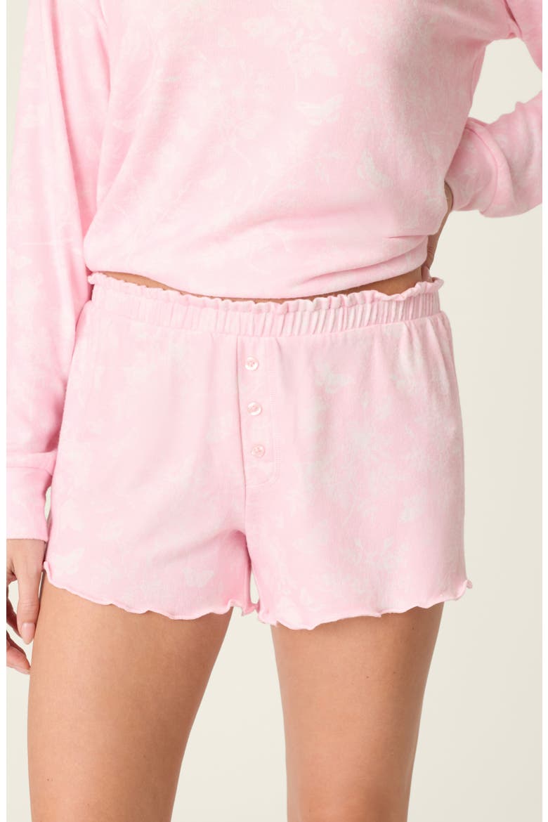 Peachy Mix Match Pajama Shorts, Alternate, color, BABY PINK
