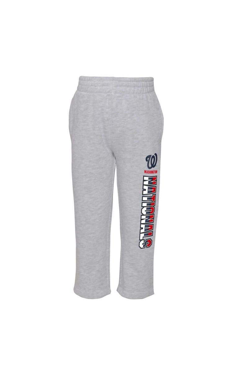 Outerstuff Toddler Red/Heather Gray Washington Nationals Two-Piece Playmaker Set, Alternate, color, Red