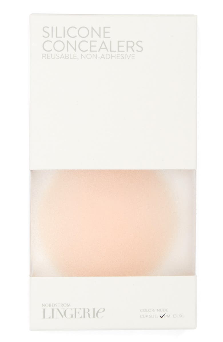 Nordstrom Lingerie Non-Adhesive Silicone Breast Petals, Alternate, color, 