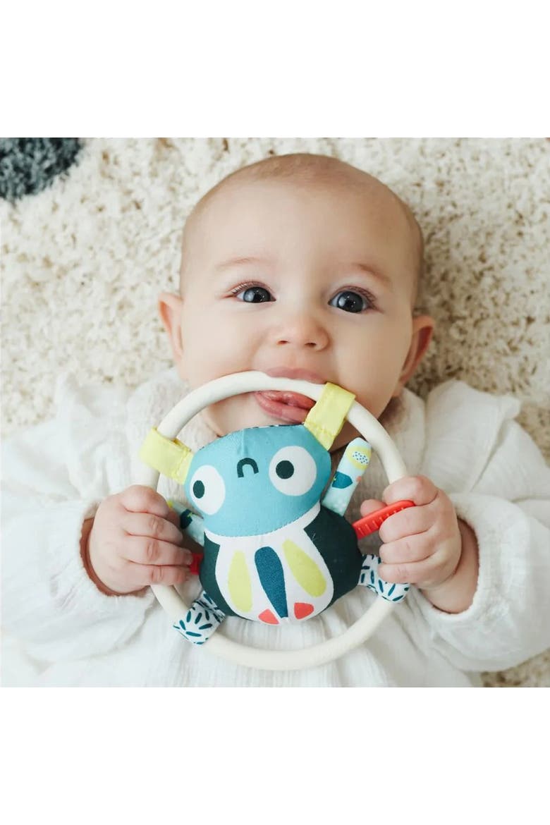 Feel To Learn Spider Rattle, Alternate, color, Blue-Green Multi