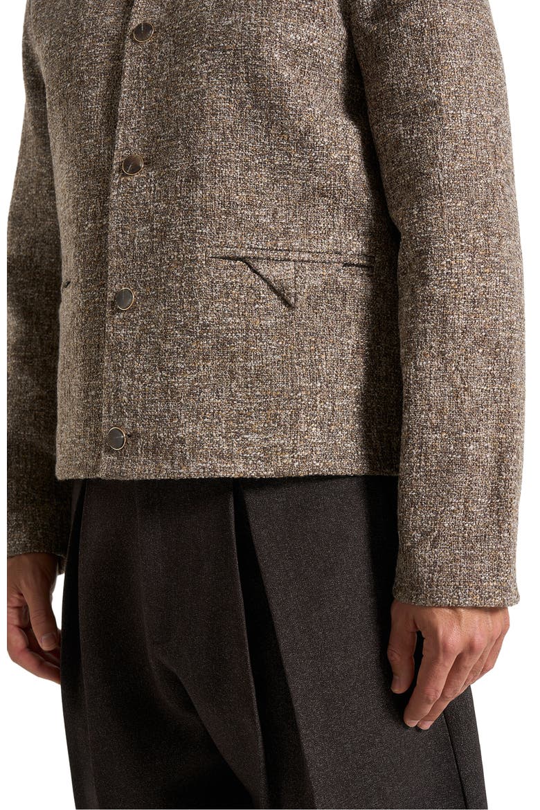 Melvin Textured Jacket, Alternate, color, Brown