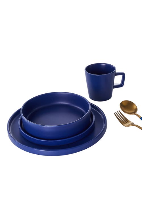 Stone Lain Cleo Stoneware 16-piece Dinnerware Set In Blue