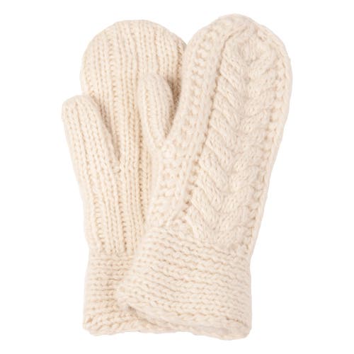 Nirvana Designs Soho Mittens In White
