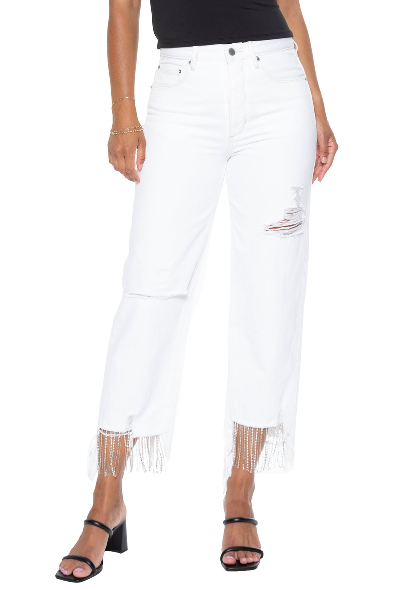Nash Vegas Crop Jeans, Main, color, White