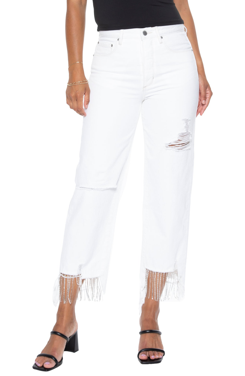BLUE REVIVAL Nash Vegas Crop Jeans, Main, color, White