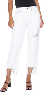 BLUE REVIVAL Nash Vegas Crop Jeans
