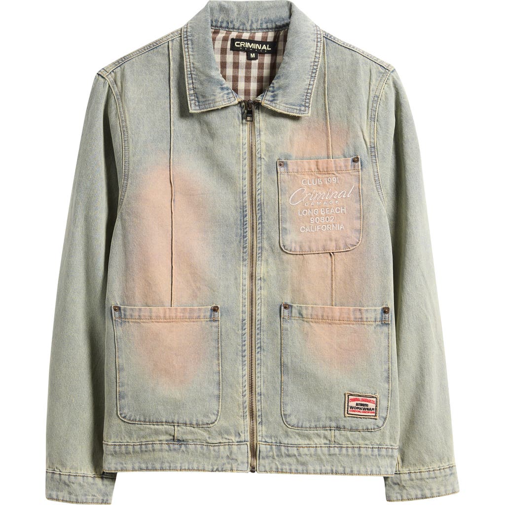 Criminal Damage Club 1991 Denim Jacket In Multi