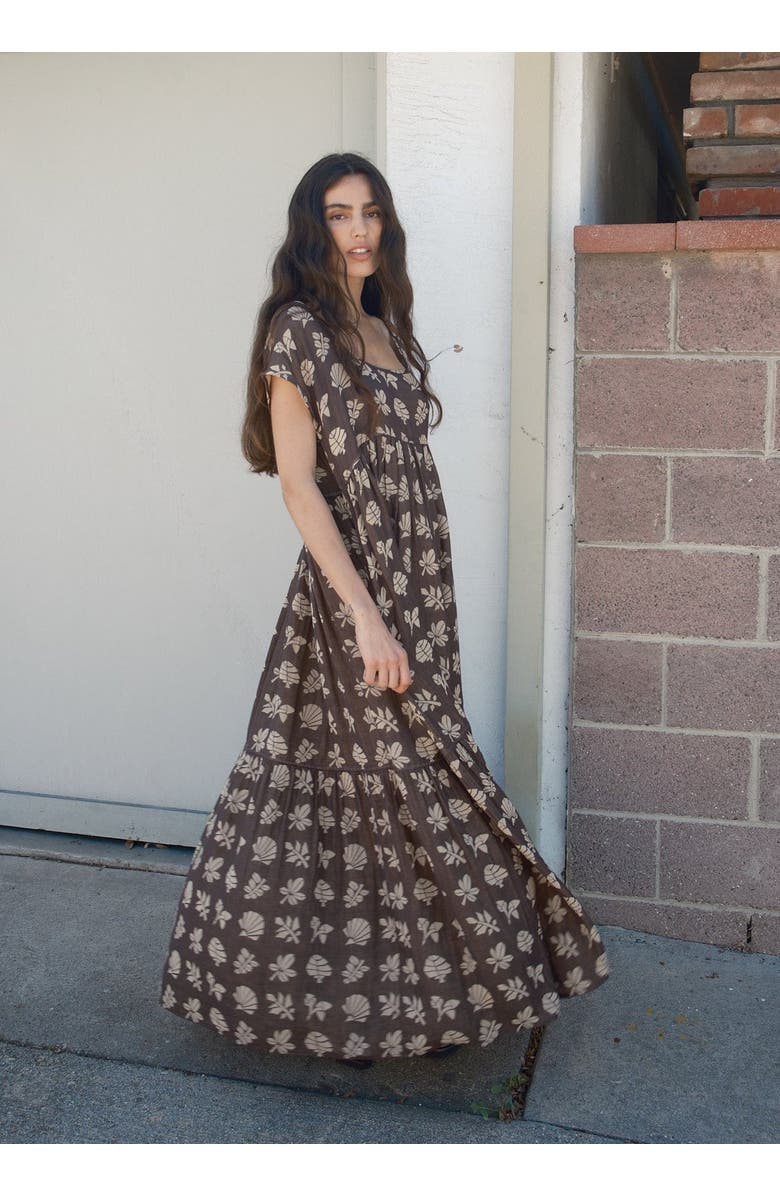 Ace & Jig LouLou Tiered Low Scoop Maxidress, Alternate, color, Botanical