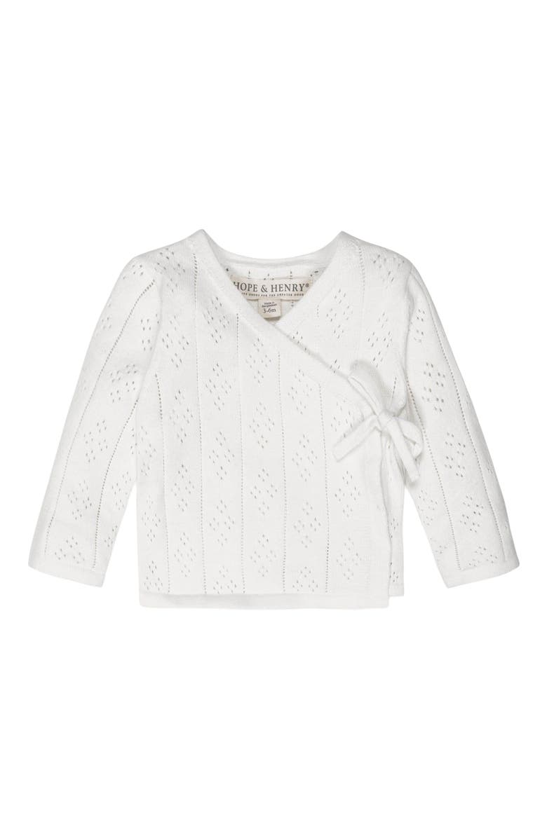 Hope 
Henry Baby Organic Pointelle Sweater and Legging Set, Infant, Alternate, color, Soft White Pointelle