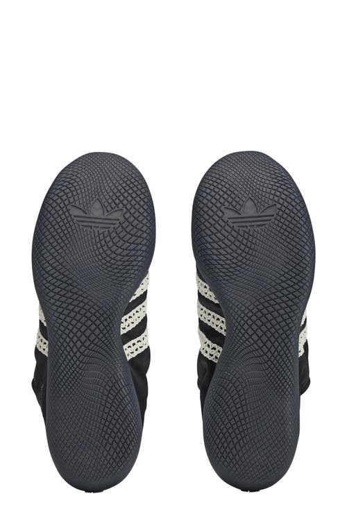 Adidas Originals X Wales Bonner Karintha Lo Satin Sneakers In Black