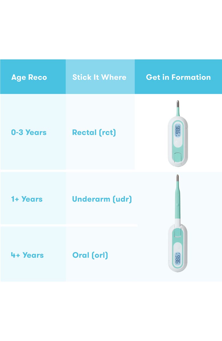 Fridababy 3-in-1 True Temp Thermometer, Alternate, color, White