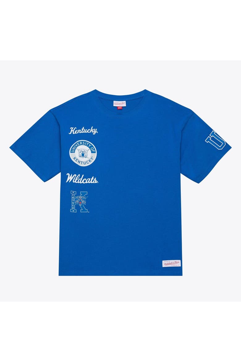 Men's Mitchell & Ness Royal Kentucky Wildcats Double Clutch Premium T-Shirt, Main, color, Royal