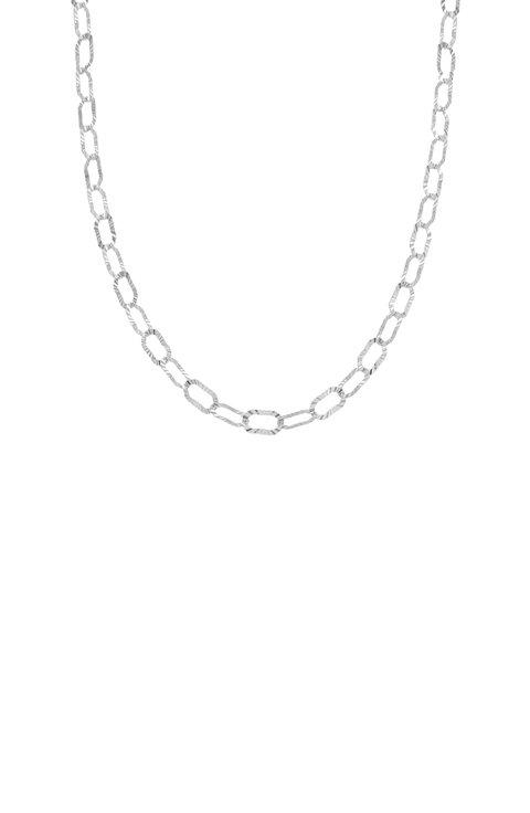 18k Gold Plated Sterling Silver Maddie Chain Necklace Gift Idea