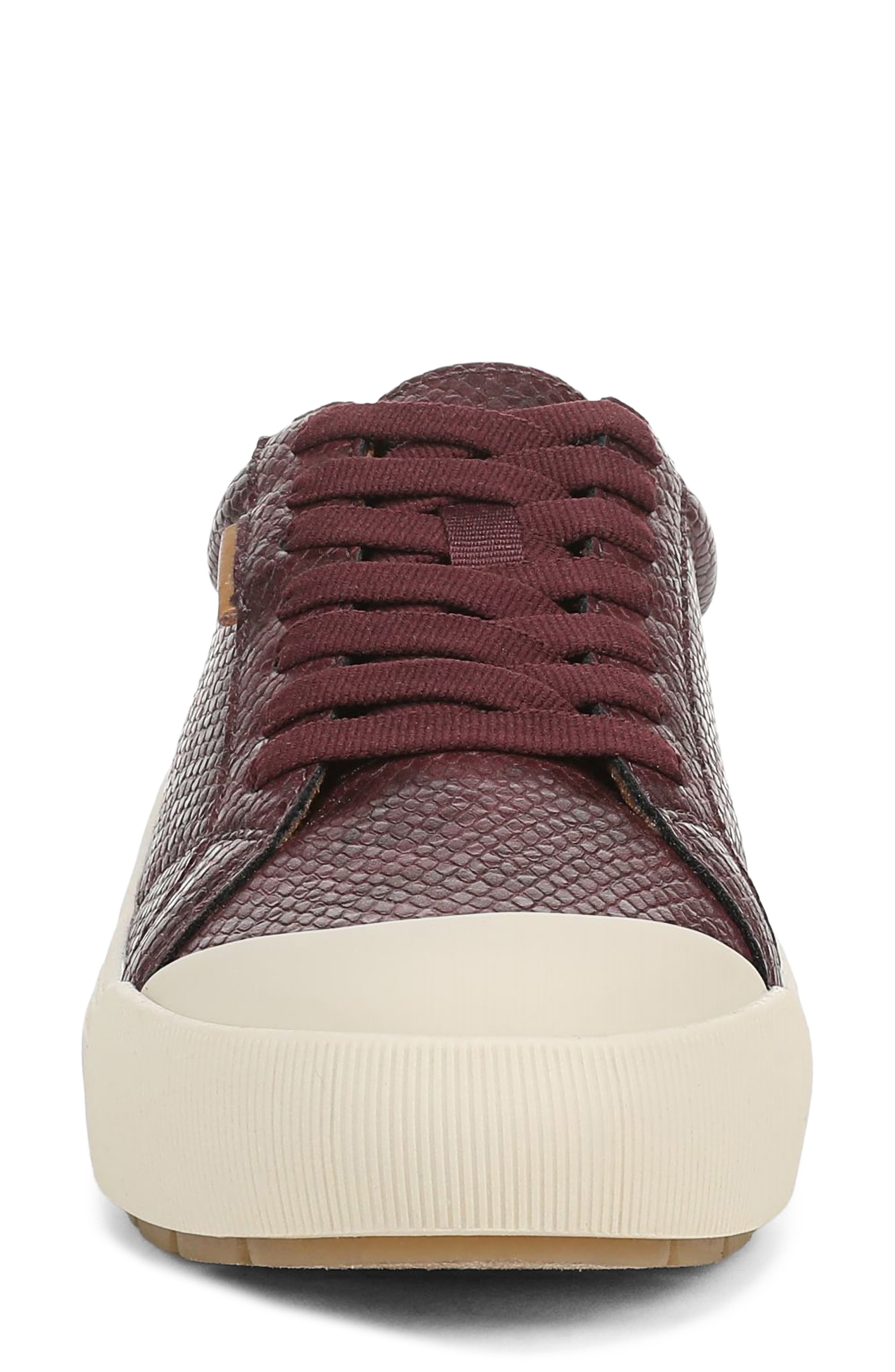 Time Off Sneaker, Alternate, color, DARK BURGUNDY FAUX LEATHER