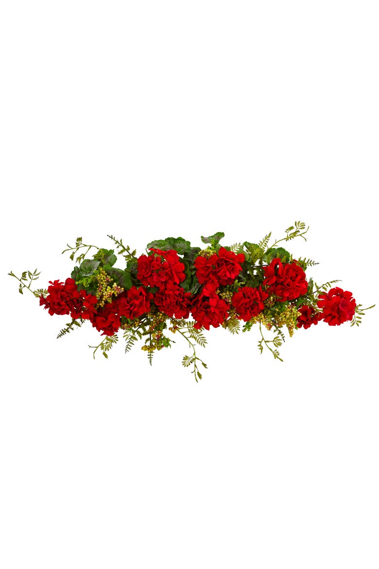 32-in Geranium and Berry Swag, Main, color, Red