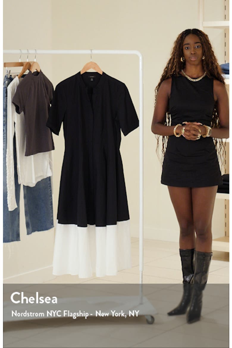 Front Seam A-Line Midi Dress video