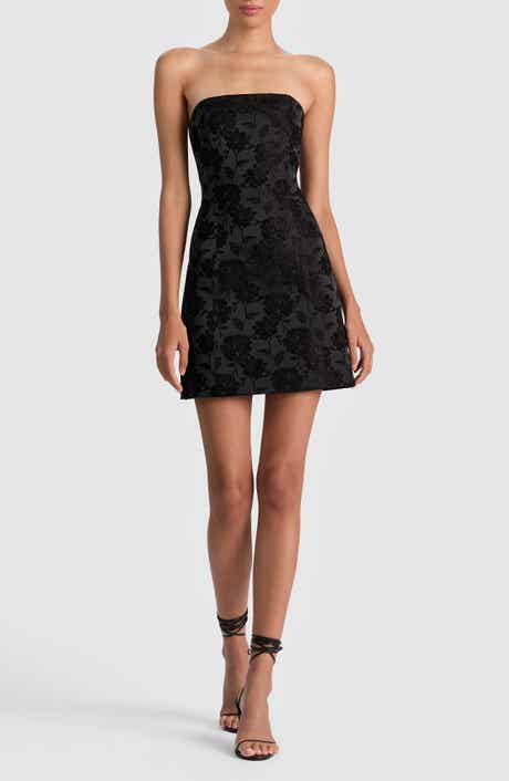 Alice + Olivia Velia Removable Strap Minidress