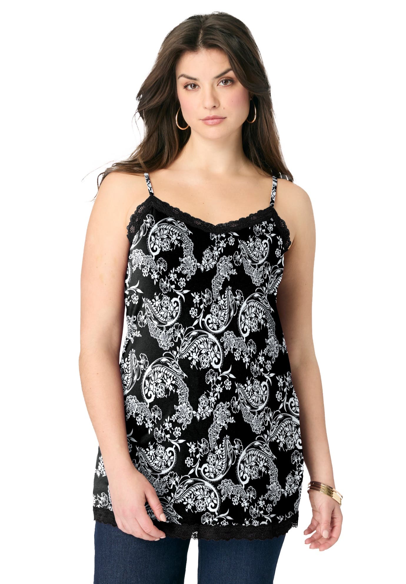 BLACK LACE PAISLEY