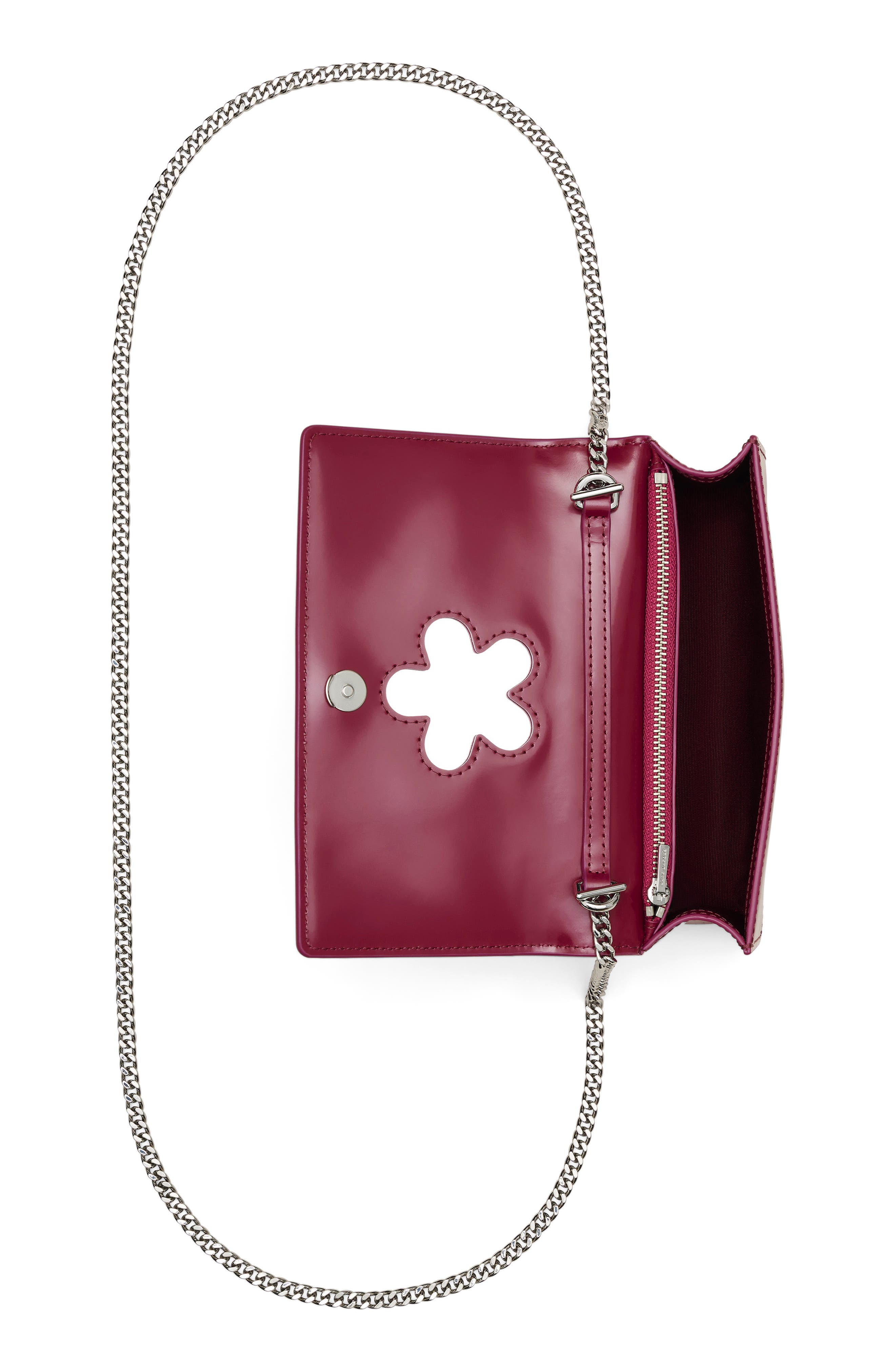 The Glam Mirror Mini Bag, Alternate, color, LIPGLOSS PINK