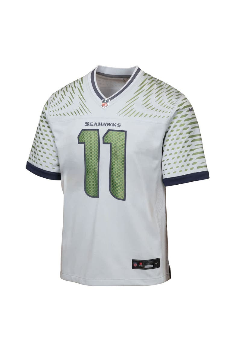 Youth Nike Jaxon Smith-Njigba Wolf Gray Seattle Seahawks 2025 Rivalries Collection Game Jersey, Alternate, color, Gray
